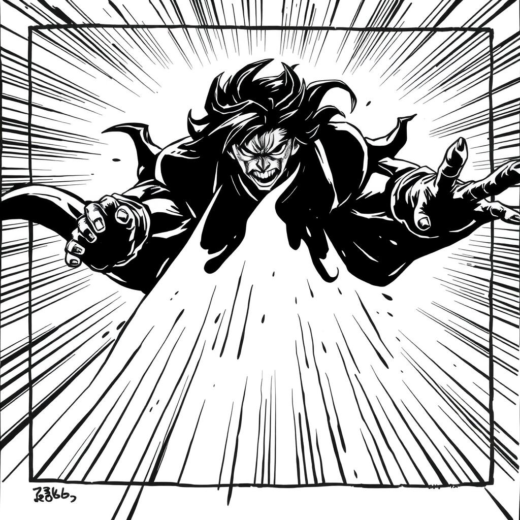 Manga (Hitam Putih) AI generated example — Cannon Studio